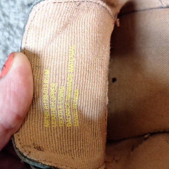 NUNN BUSH leather wingtips lace up - 8 ½ - gray - Picture 7 of 9